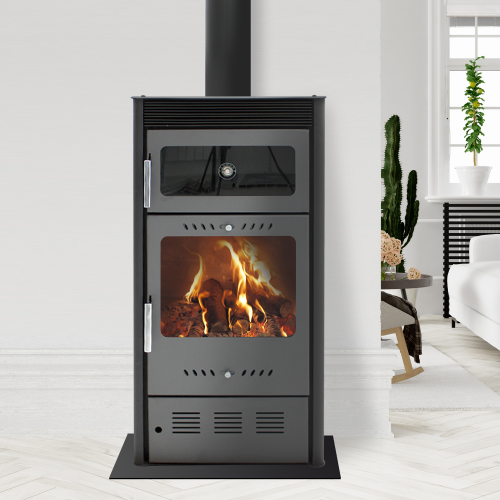 Estufa de Leña Moderna Vita Luxe 7,5 kW